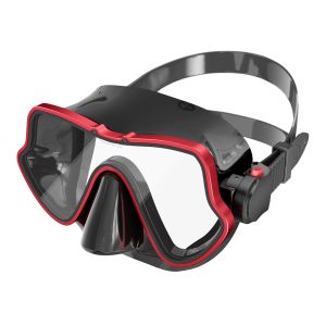 Underwater Diving Training Panoramic Snorkel Mask Goggles Waterproof