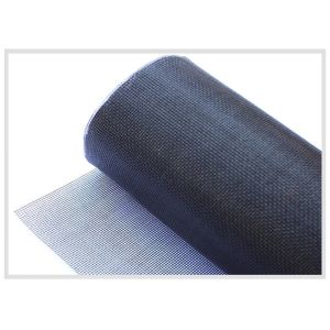 Black Plastic Window Screen 18 * 16 Mesh PVC Coated Fiberglass Mosquito Nets