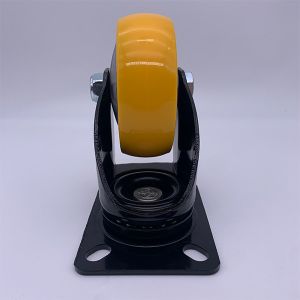 125 mm PU Caster with 360 Degree Top Plate