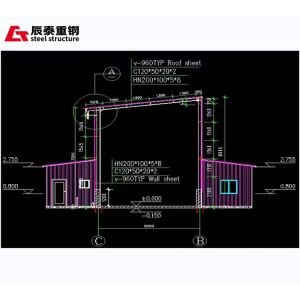 Light Weight Steel Structure Warehouse Pre Engineered Steel Building Structure