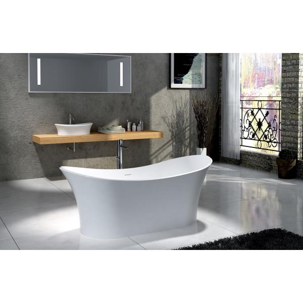 Boat Shape Freestanding Deep Soaking Tub Freestanding Whirlpool Tub