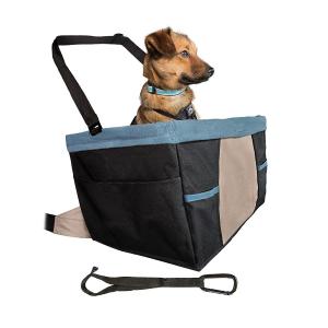 Cheap  				Pet Travel Car Seat Carrier for Dog Cats with Clip on Leash and Storage 	         for sale