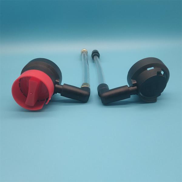 Tire inflator valve actuator with precision sealing for off-road vehicles and