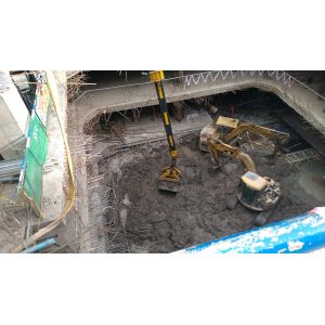 23 Ton Excavator Mounted Clamshell Telescopic Arm Long Reach Boom And Arm