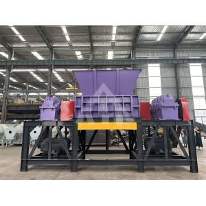 Twin Shaft Tyre Shredding Machine Two Shaft Tire Recycling Shredder