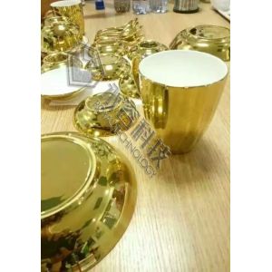 Ceramicware PVD Coating Machine , PVD Gold Plating Machine On Opal products