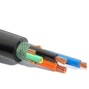 XLPE & PVC Insulated 4-Core Steel Wire Armoured Low Voltage Cable 6mm OD Copper