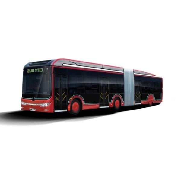 Quality 18m 50 seater Electric city bus electric powered bus BRT for urban transportation. wholesale
