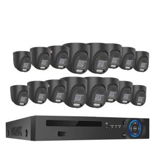 Customized 16 Channels indoor Face Detection H.265 4K 8MP Wired POE IP Network