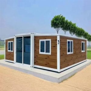 Expandable Container House With Steel Frame And Weather-resistant Sandwich Panel