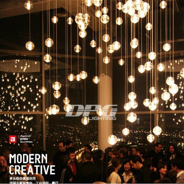 Led Glass Decorative Chandelier Lighting Fixture Hanging Lamp