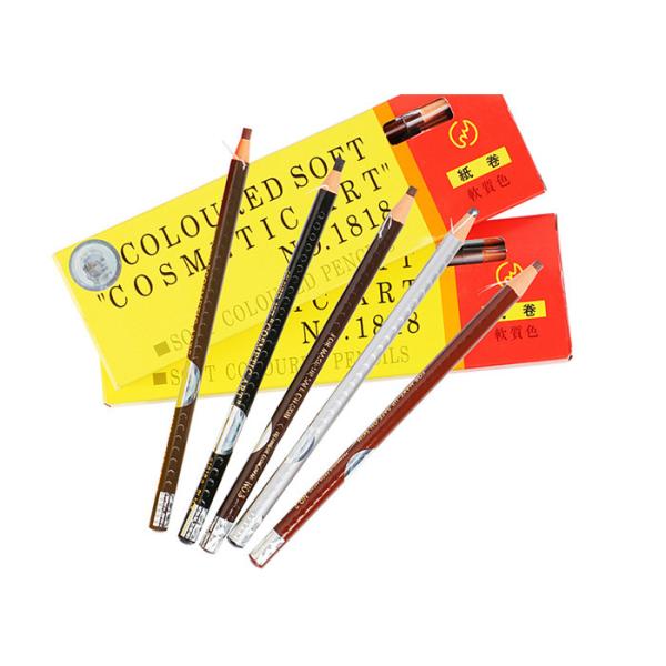 Private Label Pull Eyebrow Pencil Waterproof Paper Roll Eyebrow Pencil For