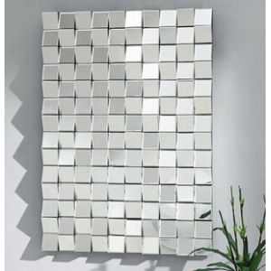 China Hanging Framless 3D Wall Mirror For Home Decorative Beveled Edge 80 * 120cm on sale