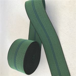 60mm Width Furniture Webbing Straps , 2 Blue Line Upholstery Webbing Straps