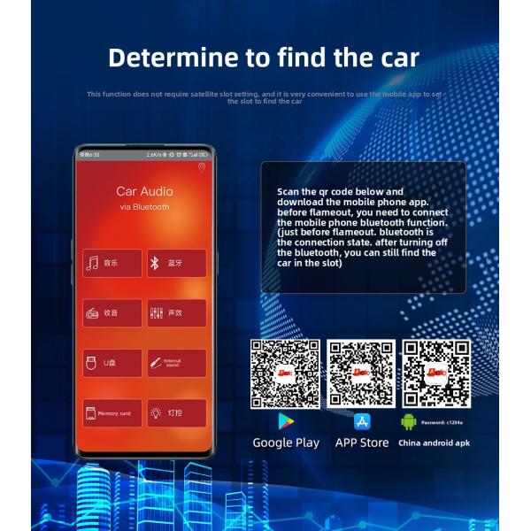 Creatall HD Lossless Music Car MP3 Player with Central Control Multi-Function USB Flash Drive Card Slot FM Radio