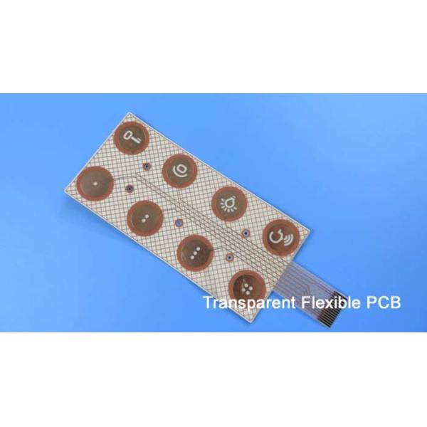 Flexible PCB Built on Transparent PET with Immersion Gold for Access Control
