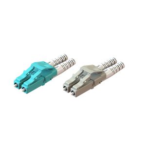 Duplex LC Fiber Optic Connector Dual Connections For High Density Networking