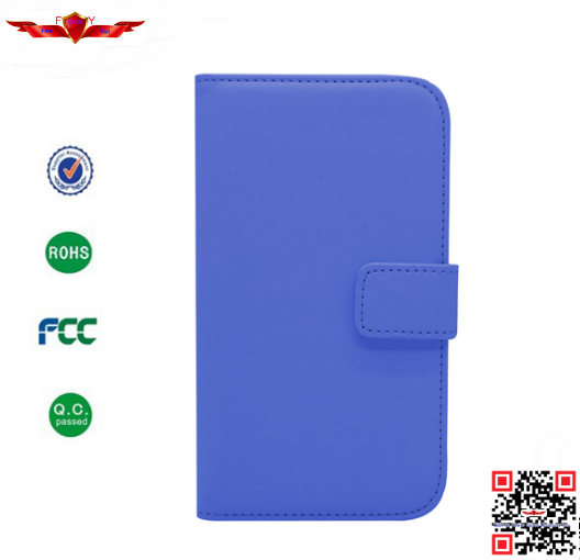 Hot Selling 100% Qualify Colorful PU Flip Wallet Leather Cover Cases For HTC Desire 210