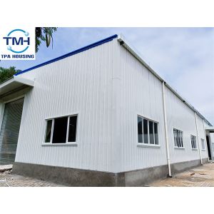 1680sqm Structural Steel H Beam Color Steel Sheet Light Steel Building