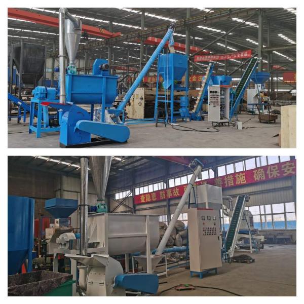 Automatic Animal Feed Pellet Production Line 1-2t/H Chicken Feed Pellet Machine