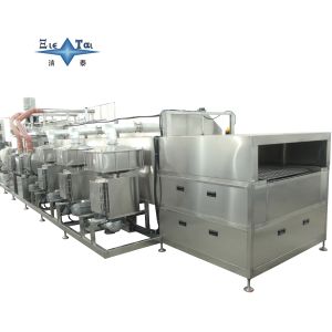 Cheap Medical Device Through-Type Mesh Conveyor Cleaning &amp; Drying System – Spray Rinsing + Air Knife Dehydration + Hot Air Drying for sale