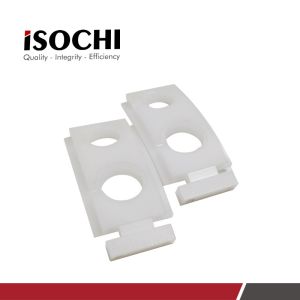 White Plastics Rectangle Pressure Foot Customized Available