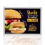 Custom LED Menu Board Pattern Ultra Slim Backlit Light Box Single Side Double
