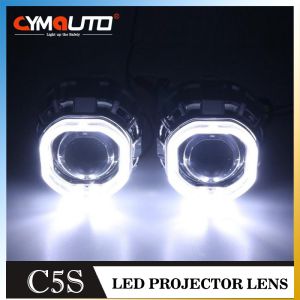 Crystal LED Headlight Shrouds RGB WRGB Bi Led Shrouds Decoration Masks