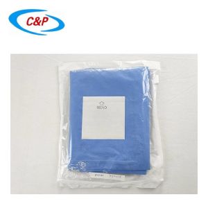 PP PE Ophthalmic Surgical Drape Sterile Towel Wth Double Pouch Blue