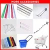 Fashion Display Gondola Supermarket Shelf High Quality Metallic Duty OEM Steel