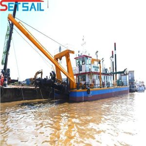 Cheap 12 Inch Cutter Suction Mud Dredger with 108kw Diesel Power and Heavy Duty Cutter Head for sale