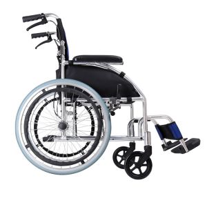 Portable Folding Wheelchair with Aluminium Alloy and Customization Option