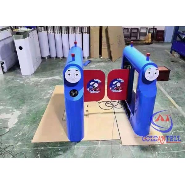 kindergarten Swing Barrier Gate 600 - 900mm Passage width bi direction