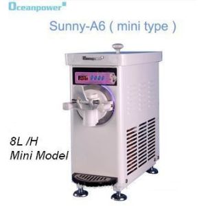1100W ice cream making machine mini Oceanpower Sunny A6 Danfoss compressor