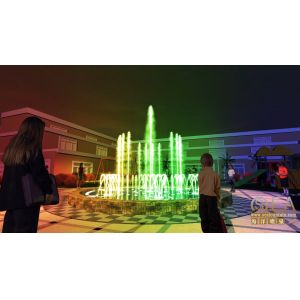 Technical guidance program control fountain