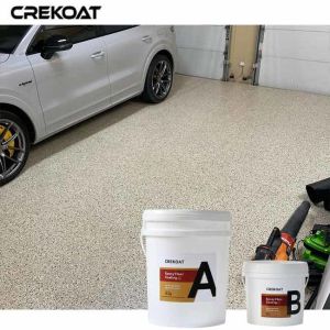 Cheap Textured Surface Epoxy Flake Floor Coating Extensive Color And Design Customization for sale