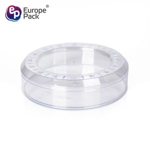 Hard Plastic Biscuit Candy Packaging Box Rectangular Clear Plastic Cracker Box