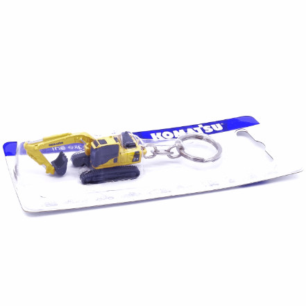 China Excavator Keychain Dual Function Miniature Model Collector Gift 2.8cm Realistic Design Durable on sale