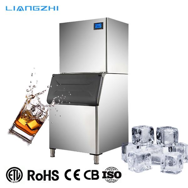 Quality 220kg 24 Hours Output LZ-500 Cube Ice Maker Machine with 1650W Power and Crystal Maker wholesale