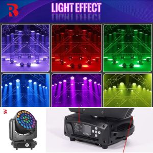Moving Head Light Wash Zoom RGBW For Entertainment Industry
