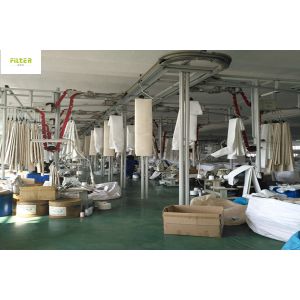 High Temperature Round PPS Filter Sleeve For Power Plant