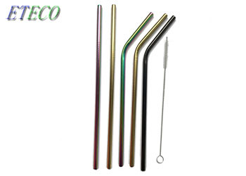 Quality No Scratches Stainless Steel Drinking Straws Ice Tea Cocktail Juice Drinking wholesale