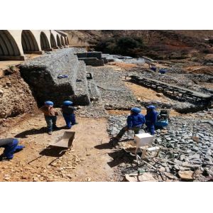 Astm A975 Standard Heavily 2m X 1m X 1m River Bank Protection Galvanized Gabion