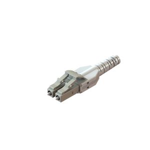 Normal LC Fiber Optic Connector Assembly Uniboot 2.0 Beige For Data Center