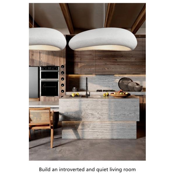 Nordic Wabi Sabi Restaurant LED Pendant Light Lustre Living Room Chandelier(WH-VP-174)
