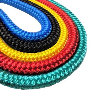 Cruising Lines Yacht Double Braided Polyester Rope 3520Lbs With 12 Plait Core