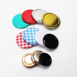 82mm Mason Jar Glass Lid Replacement Tinplate Cap In Bulk