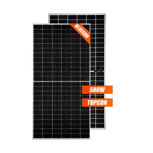 Bluesun New Product Topcon 580 Watts Solar Panels High Efficiency 580 Watt Solar Panel Kit 590W 570W