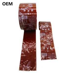 Food Grade Customized Brand Printing Artificial Sausage Casings For Sausages