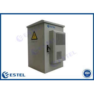 Cheap 1.5mm 16U Outdoor Wall Enclosure With Heat Exchanger for sale